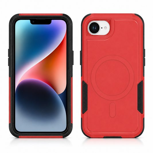 Red MagSafe Comm Case for Apple iPhone 17e / 16e – iPhone cases Canada

