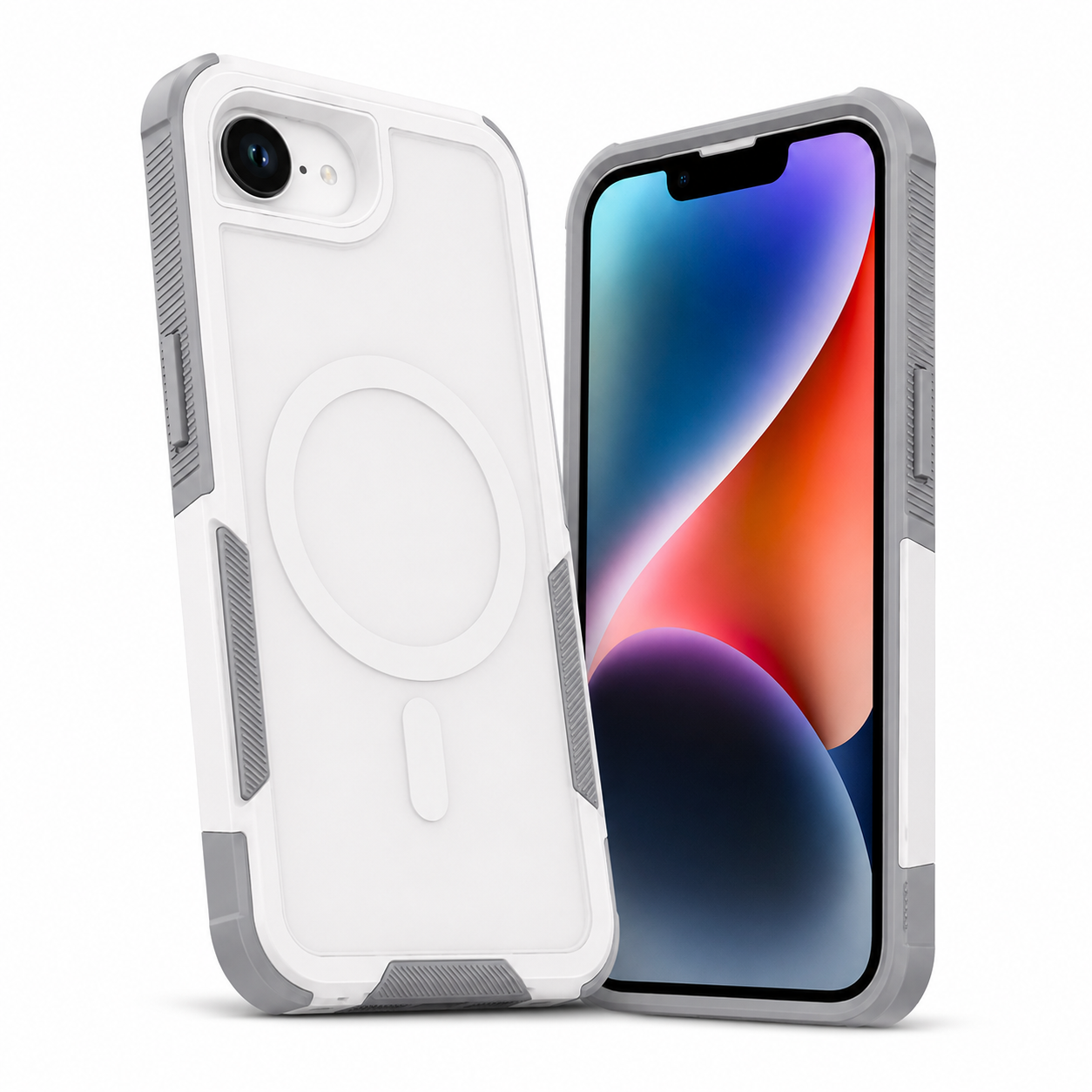 White MagSafe phone case for Apple iPhone 17e / 16e