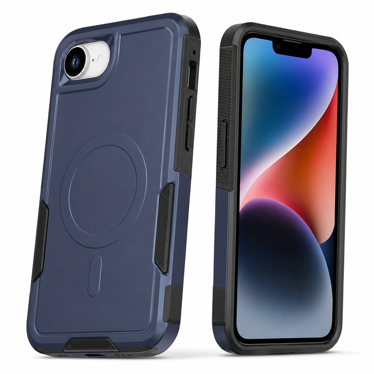 Slim navy MagSafe phone cover – durable phone cases Canada