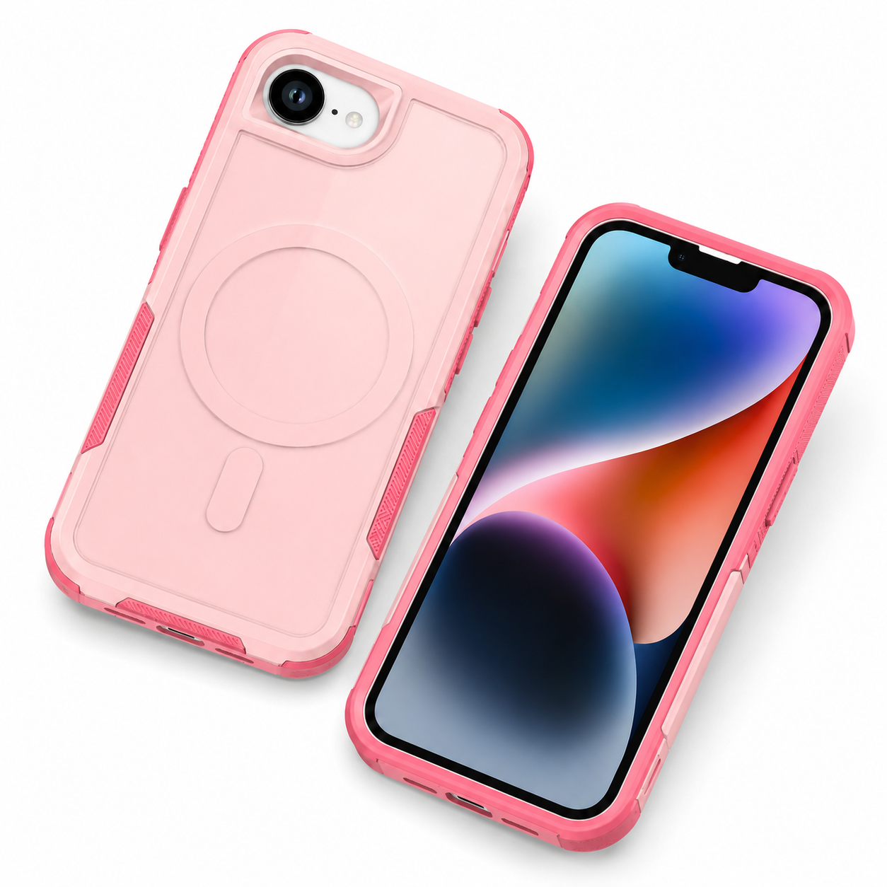 Slim Pink Magnetic Commuter Cover for Apple iPhone 17e
