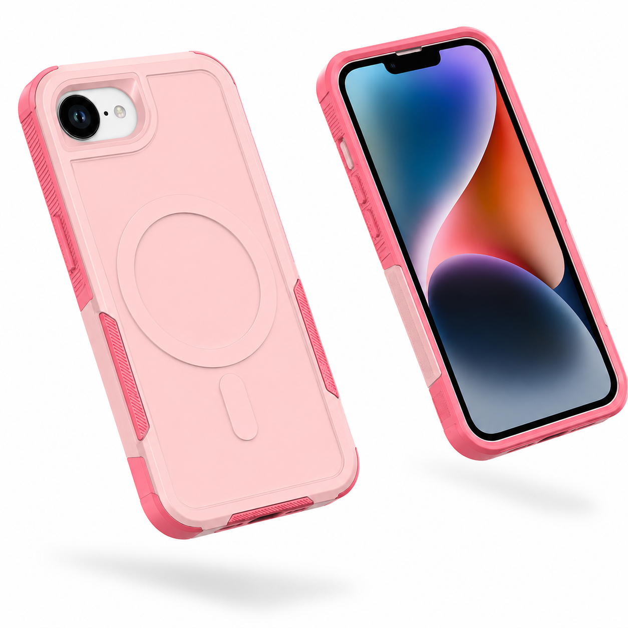 Durable Pink MagSafe Phone Case for Apple iPhone 17e