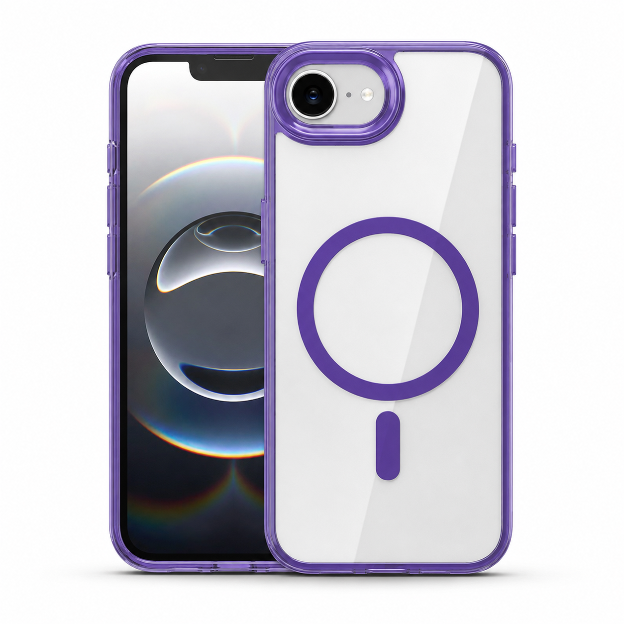 Deep Purple MagSafe matte ultra hybrid case for Apple iPhone 17e and 16e