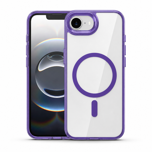 Deep Purple MagSafe matte ultra hybrid case for Apple iPhone 17e and 16e