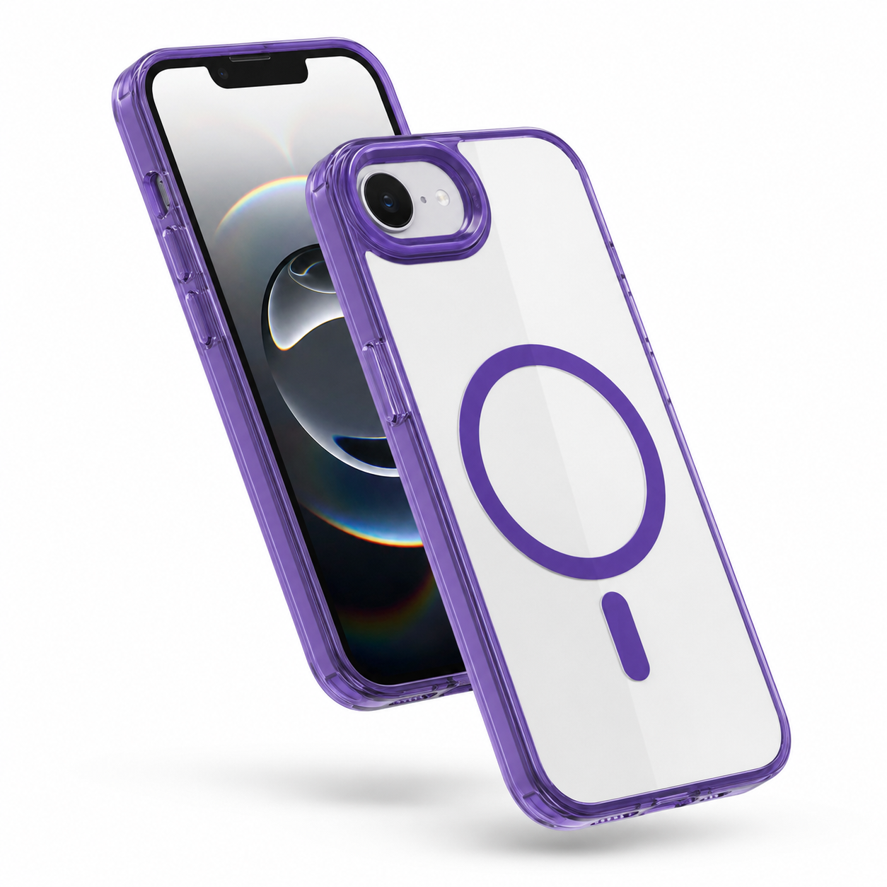Buy iPhone cases online Canada – Deep Purple matte hybrid cover