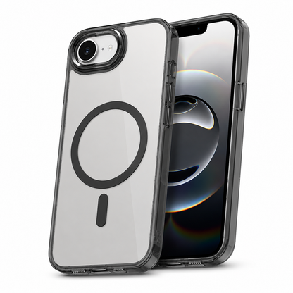 Black iPhone case Canada with shockproof hybrid protection