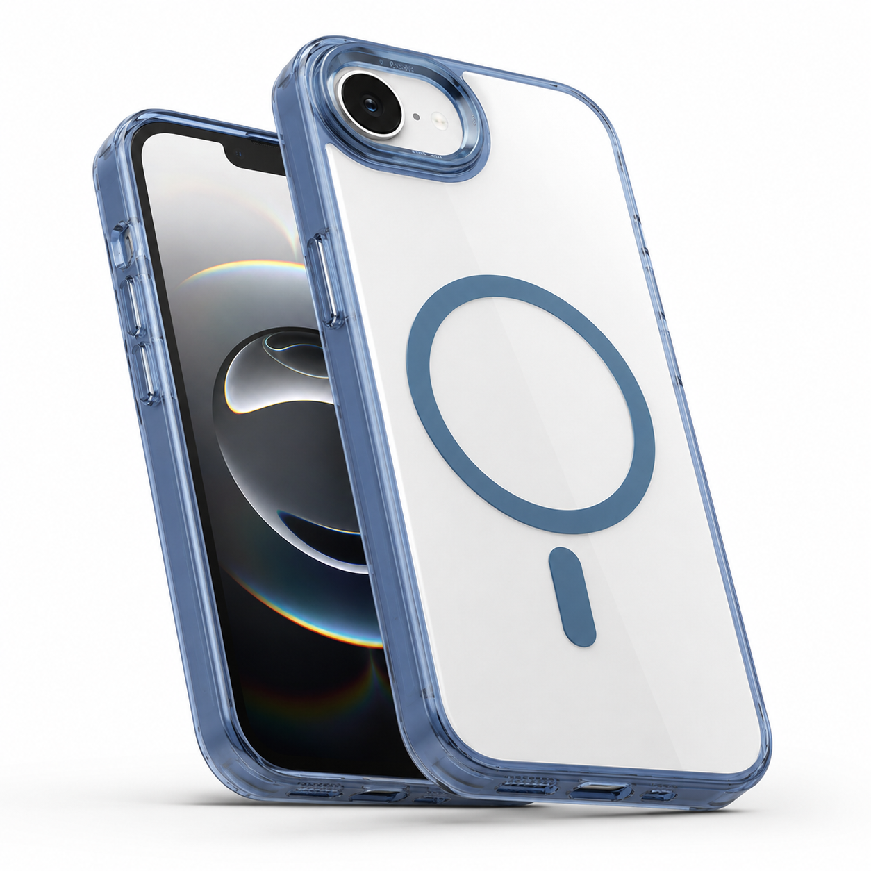 Midnight Blue protective hybrid phone case for Apple iPhone 17e