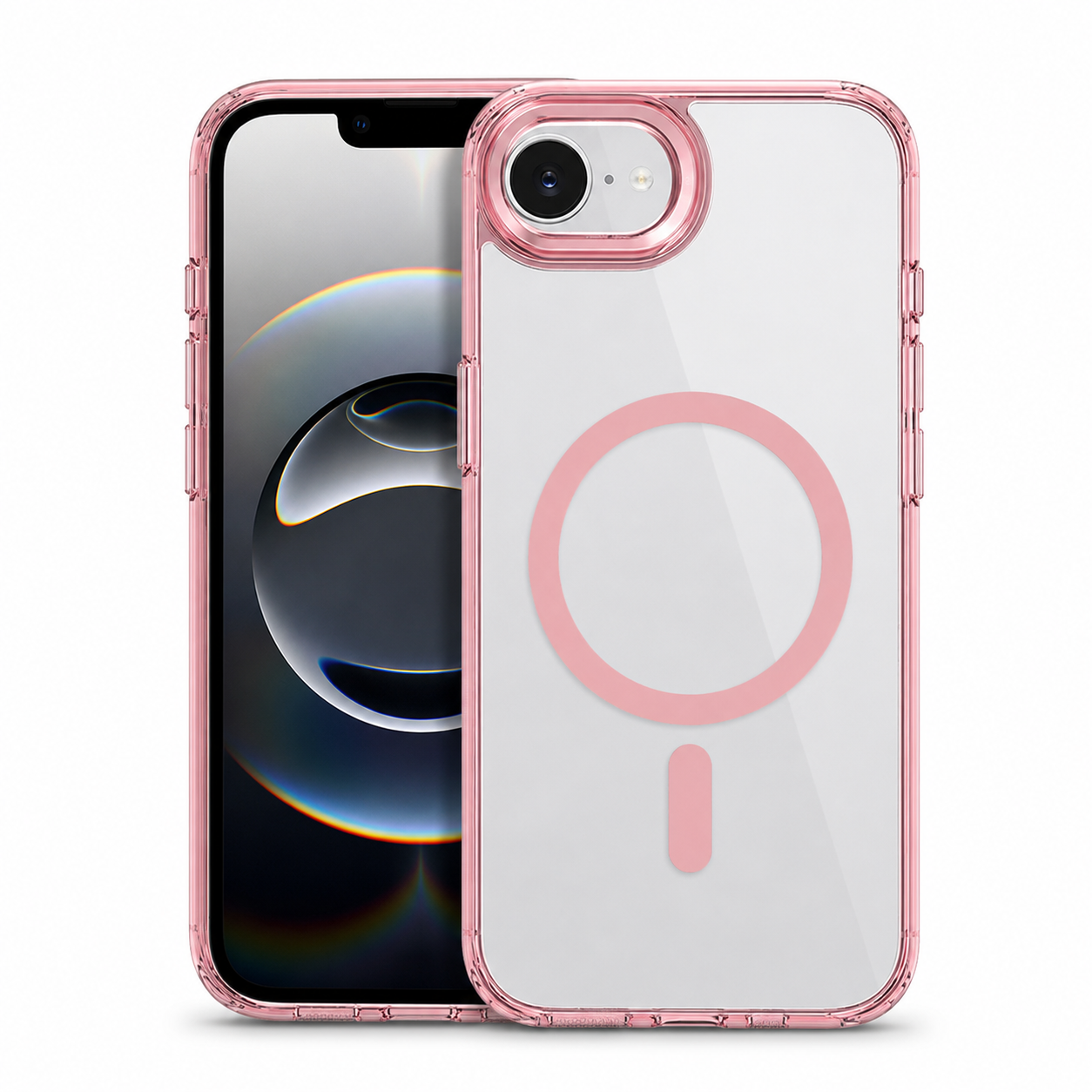 Rose Gold MagSafe matte ultra hybrid case for iPhone 17e and 16e