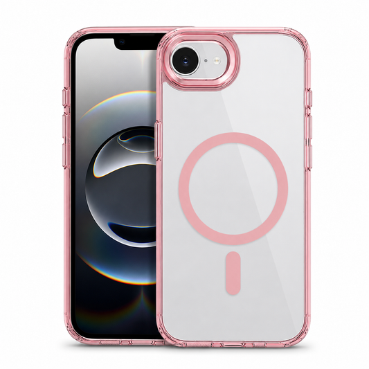 Rose Gold MagSafe matte ultra hybrid case for iPhone 17e and 16e