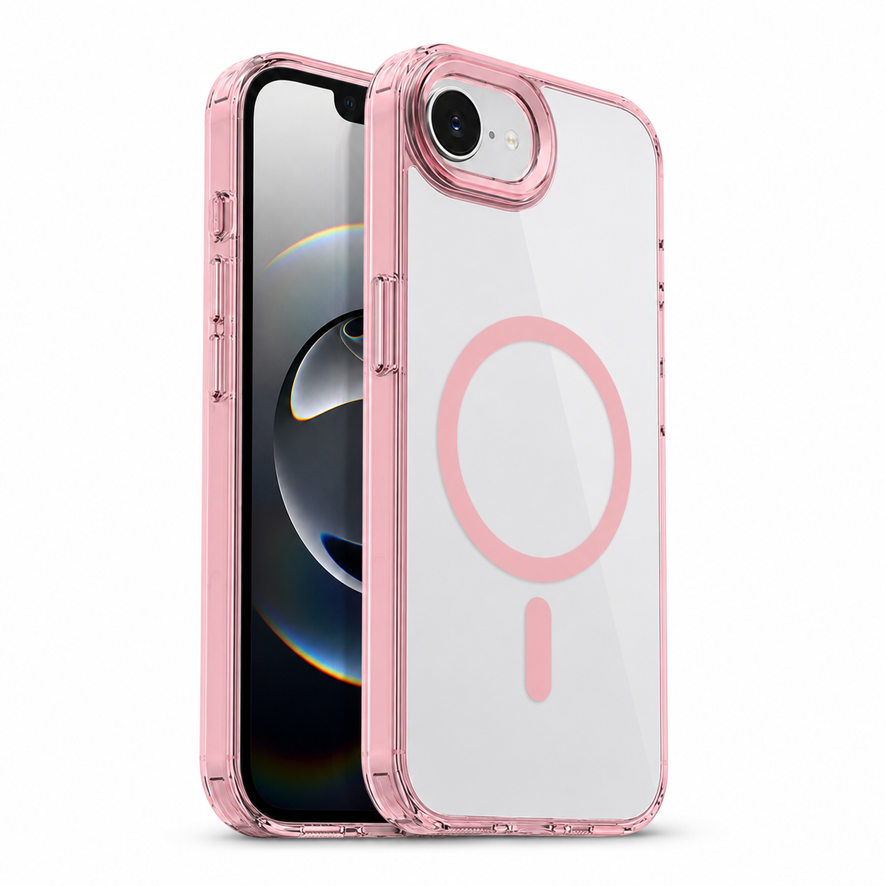 Rose Gold shockproof hybrid phone cover for Apple iPhone 17e