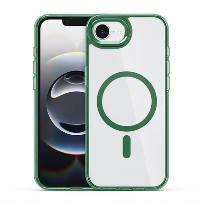 Midnight Green MagSafe matte ultra hybrid case for iPhone 17e and 16e