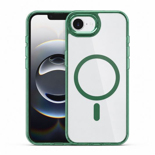 Midnight Green MagSafe matte ultra hybrid case for iPhone 17e and 16e