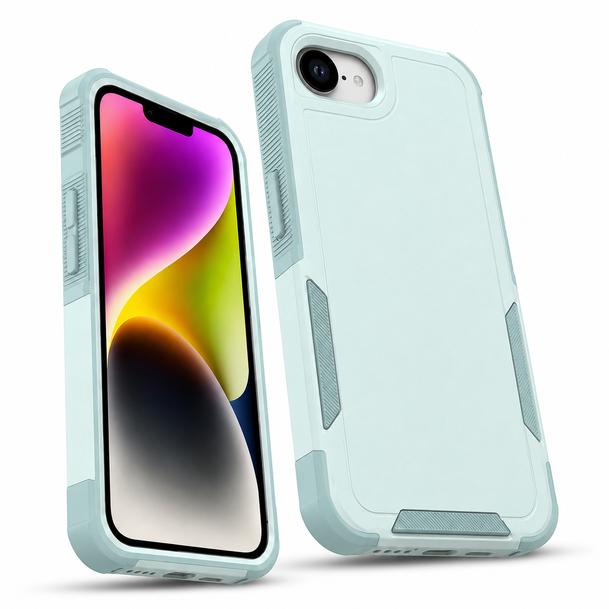 Teal shockproof phone cover for Apple iPhone 17e and 16e