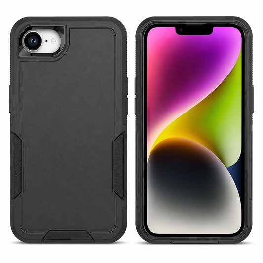 Black Comm Lite Case for Apple iPhone 17e and iPhone 16e