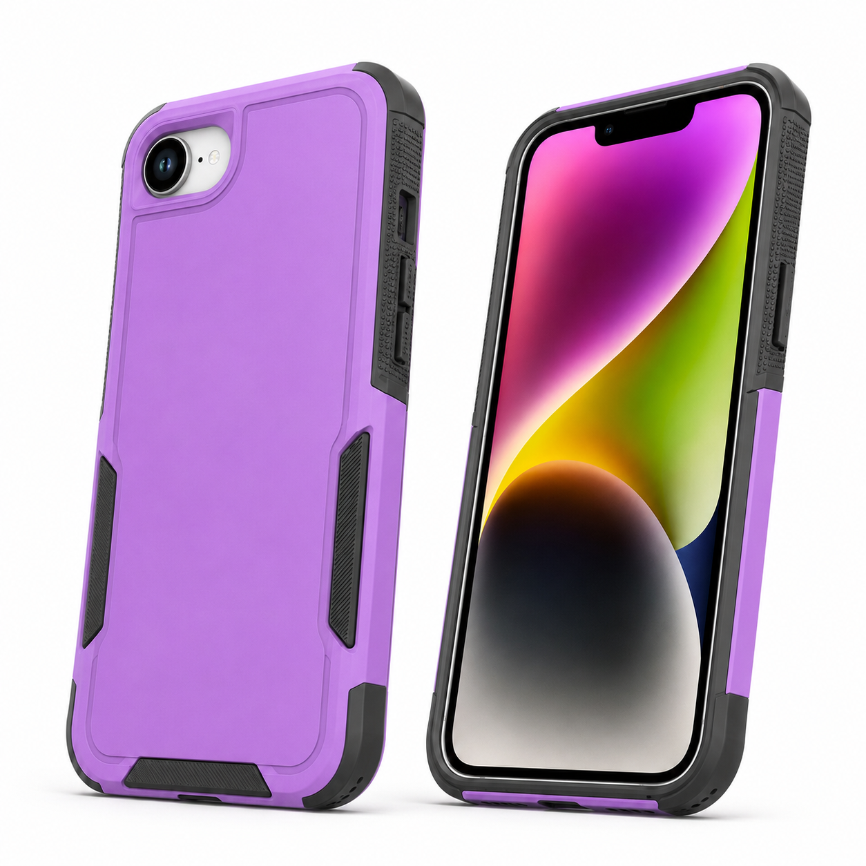Purple iPhone case Canada with slim protective design
