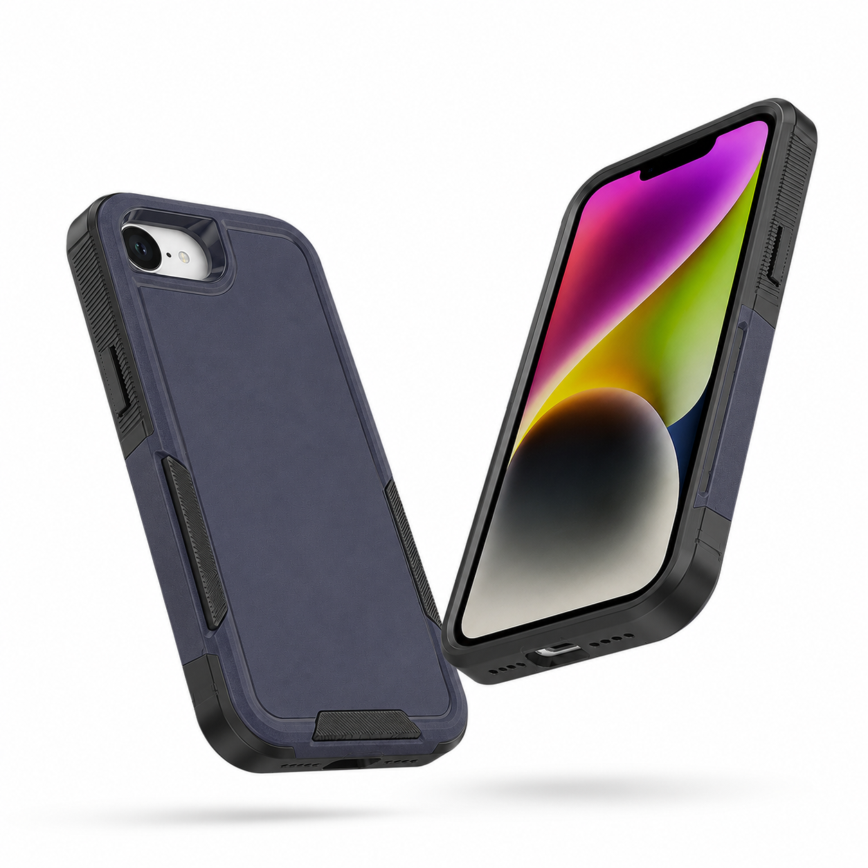 Navy iPhone case Canada with everyday drop protection