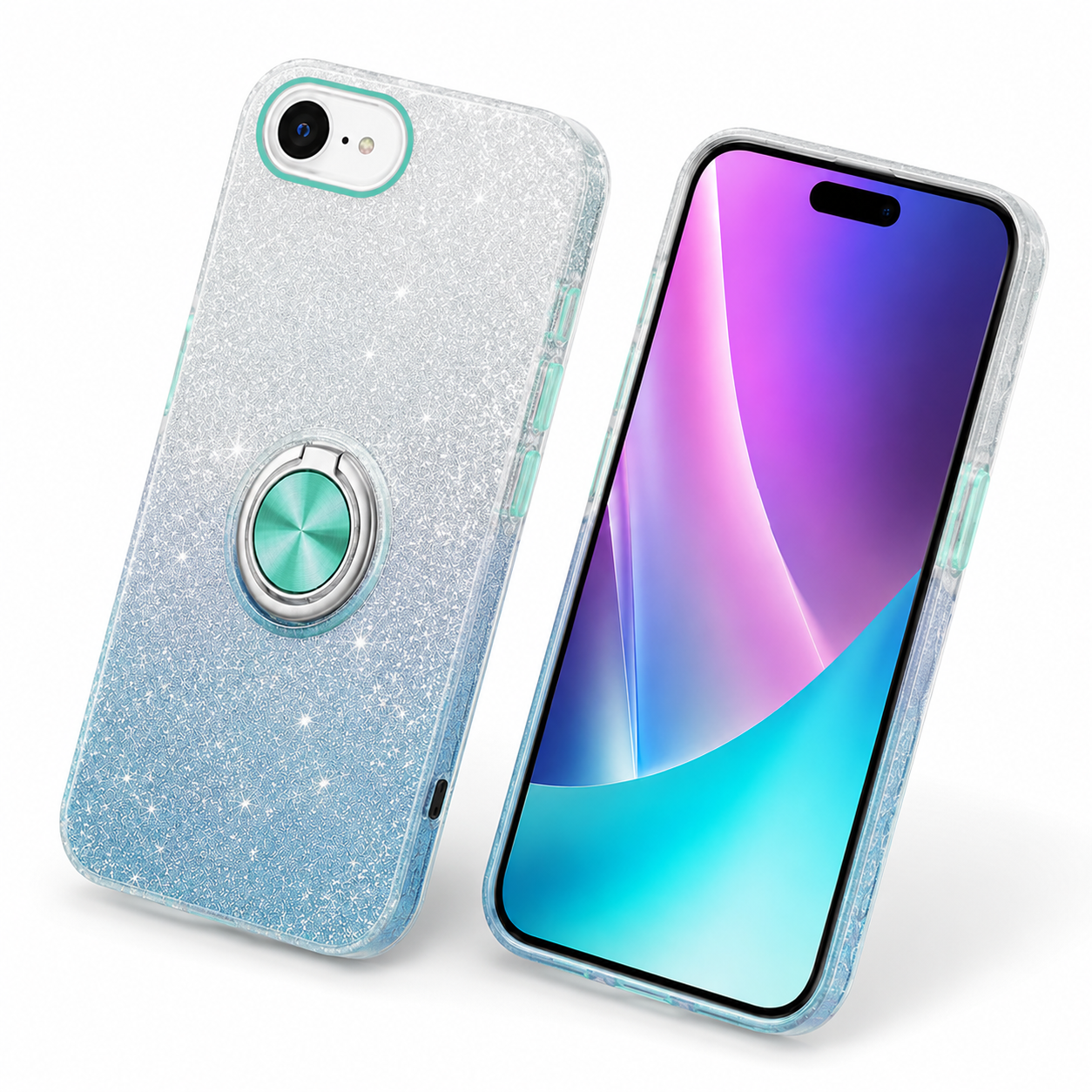 Blue Silver shockproof phone cover for Apple iPhone 17e and iPhone 16e
