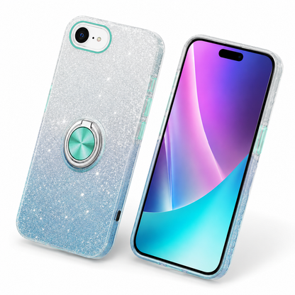 Blue Silver shockproof phone cover for Apple iPhone 17e and iPhone 16e
