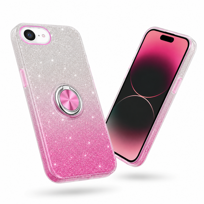 Pink Silver protective phone cover for Apple iPhone 17e and iPhone 16e