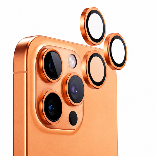 SP Orange Camera Lens Protector for Apple iPhone 18 Pro Max with HD Tempered Glass Camera Cover