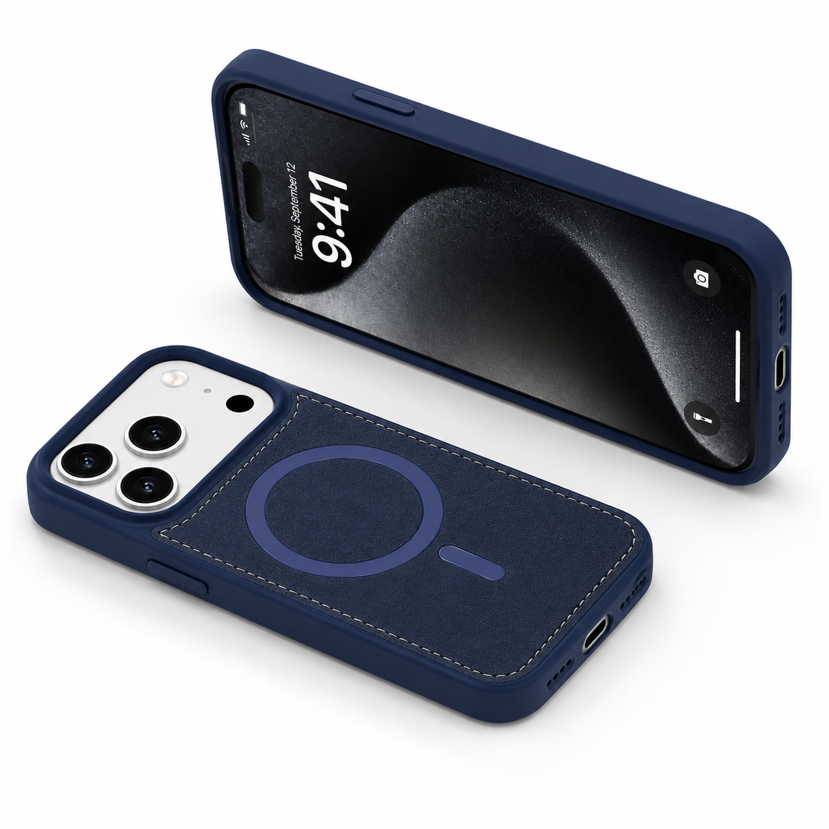 Premium Leather Texture iPhone 18 Pro Max Case Military Grade Protective Cover