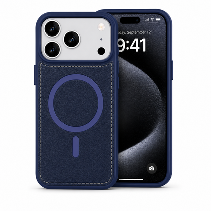 Luxury Navy Blue iPhone 18 Pro Max Protective Case Impact Resistant Phone Cover