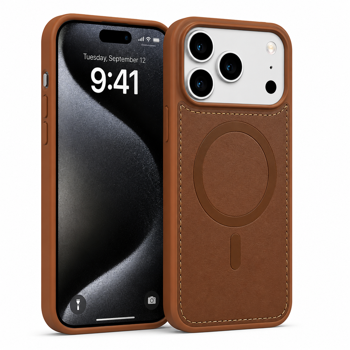MagSafe Rich Craft Case Apple iPhone 18 Pro Max Brown Protective Phone Case