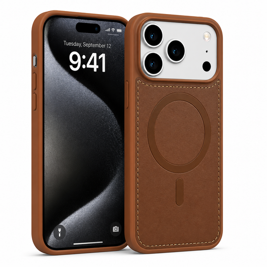 MagSafe Rich Craft Case Apple iPhone 18 Pro Max Brown Protective Phone Case