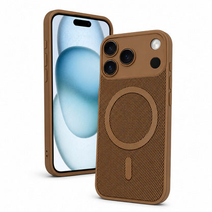 Desert MagSafe Grip Weave Case Apple iPhone 18 Pro Max, shockproof phone case, protective mobile cover