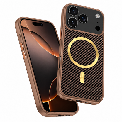 Luxury Brown iPhone 18 Pro Max Protective Phone Cover with Drop Protection