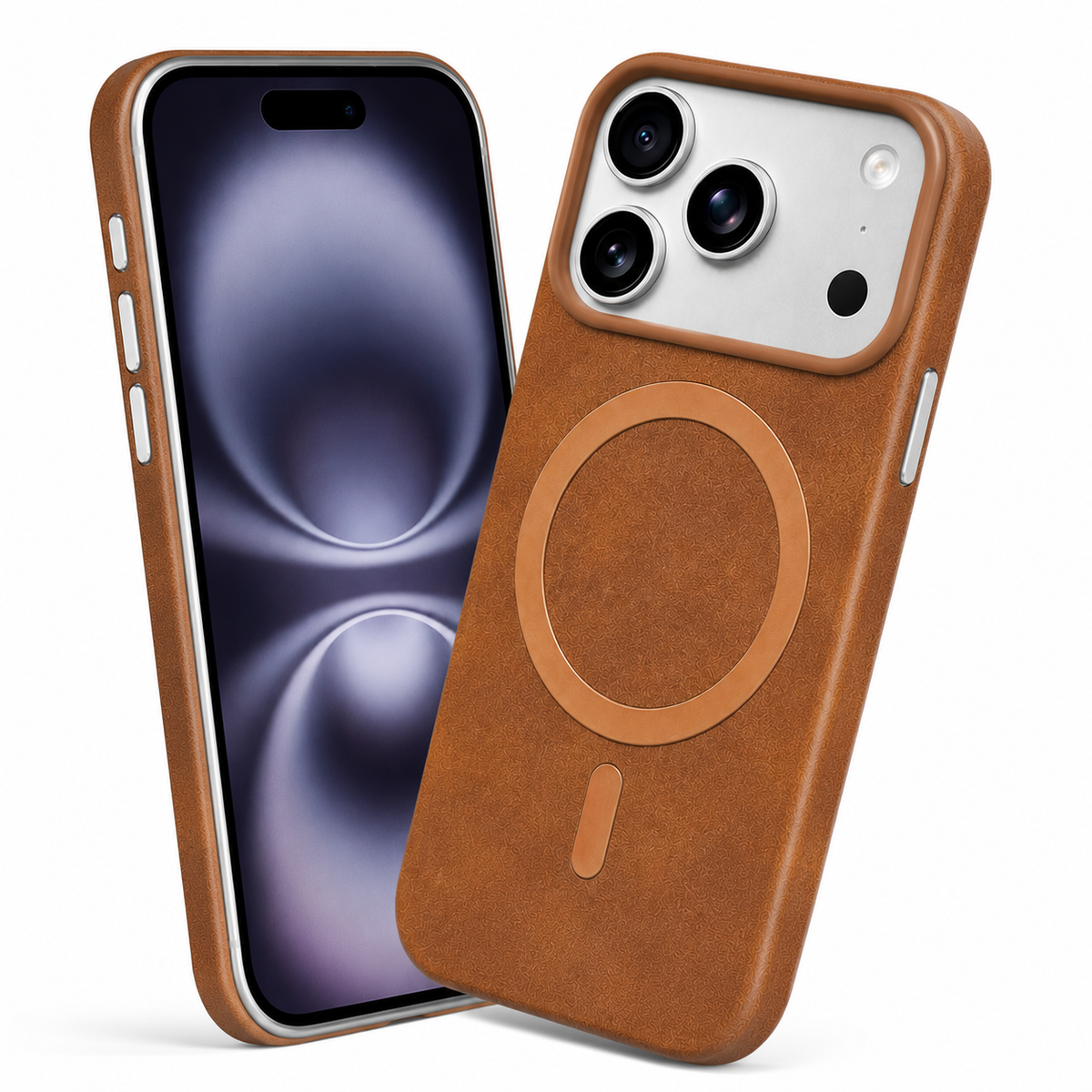 Brown MagSafe Plush Case for Apple iPhone 18 Pro Max Protective Phone Case