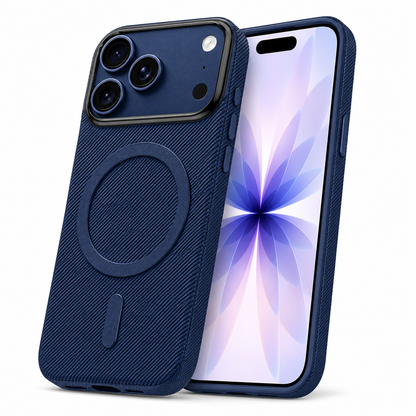Military Grade Drop Protection Dark Blue MagSafe Phone Case for iPhone 18 Pro