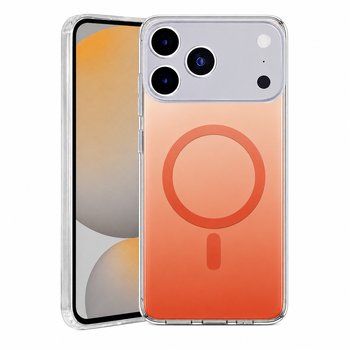 MagSafe Gradient Case Apple iPhone 18 Pro Max Orange, clear phone case, transparent protective cover
