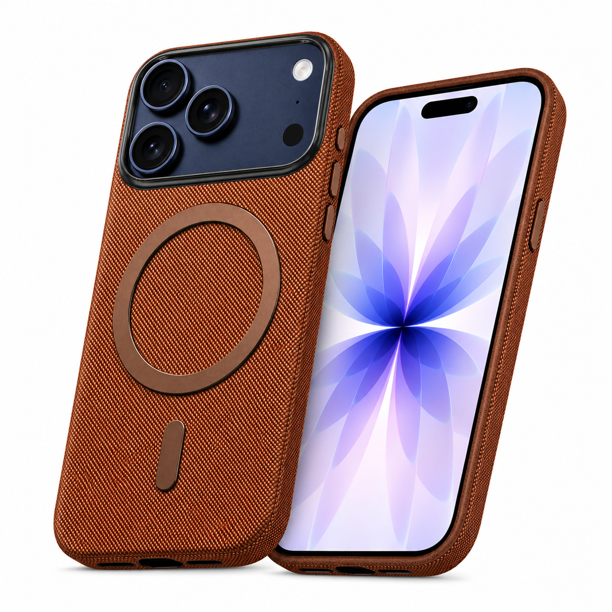 Premium Brown iPhone 18 Pro Max Case MagSafe Compatible Protective Mobile Cover