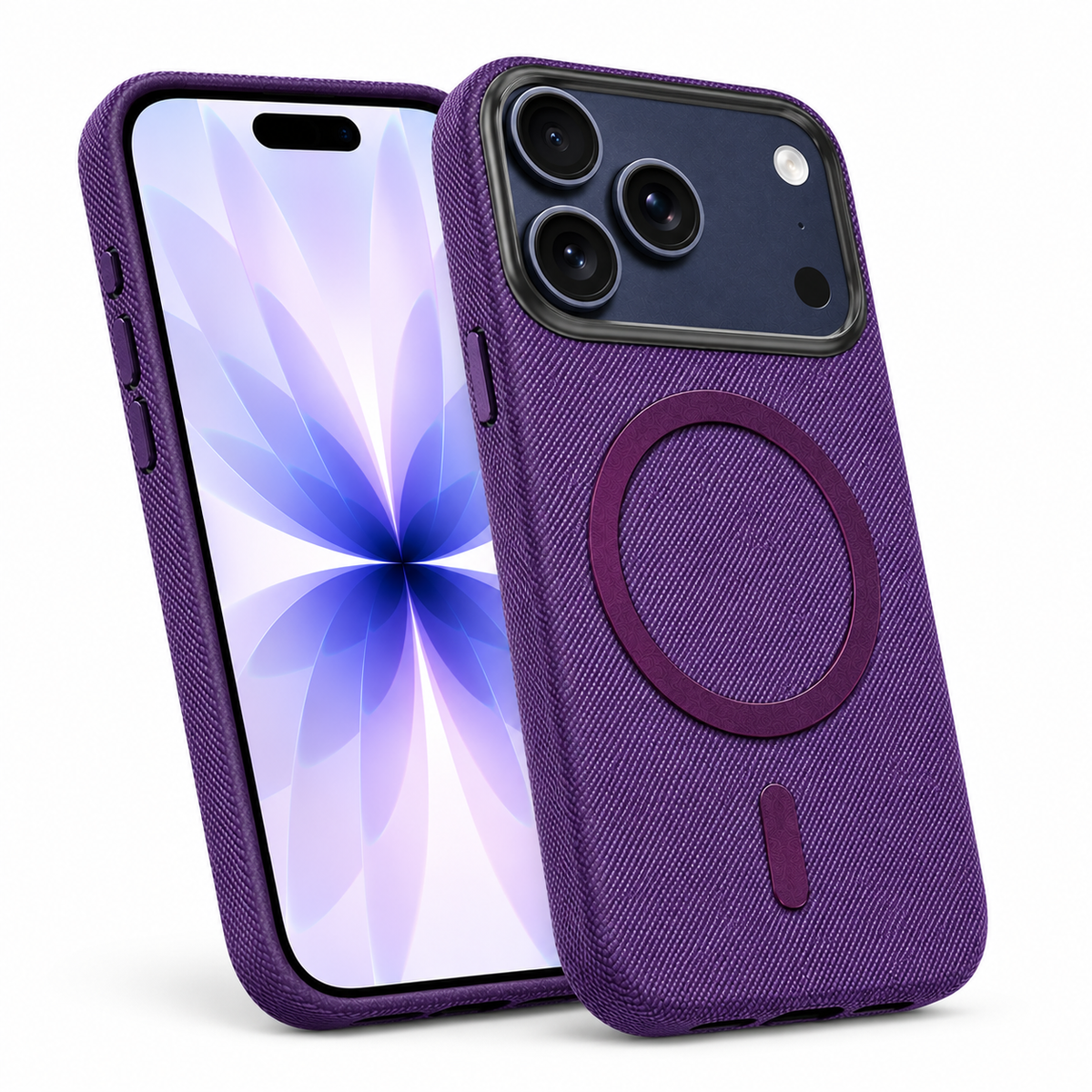 Shockproof Purple iPhone 18 Pro Max Mobile Cover with MagSafe
