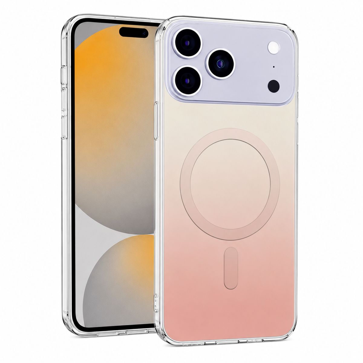 Desert MagSafe Gradient Case Apple iPhone 18 Pro, premium transparent phone cover, protective mobile case