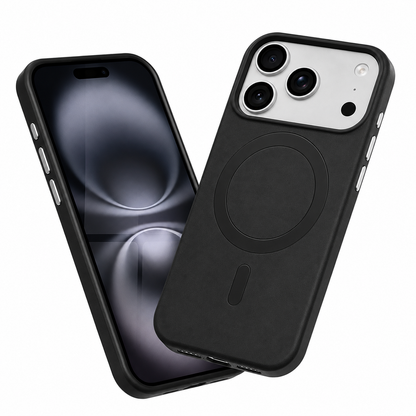 Apple iPhone 18 Pro Max Black Plush MagSafe Protective Phone Cover