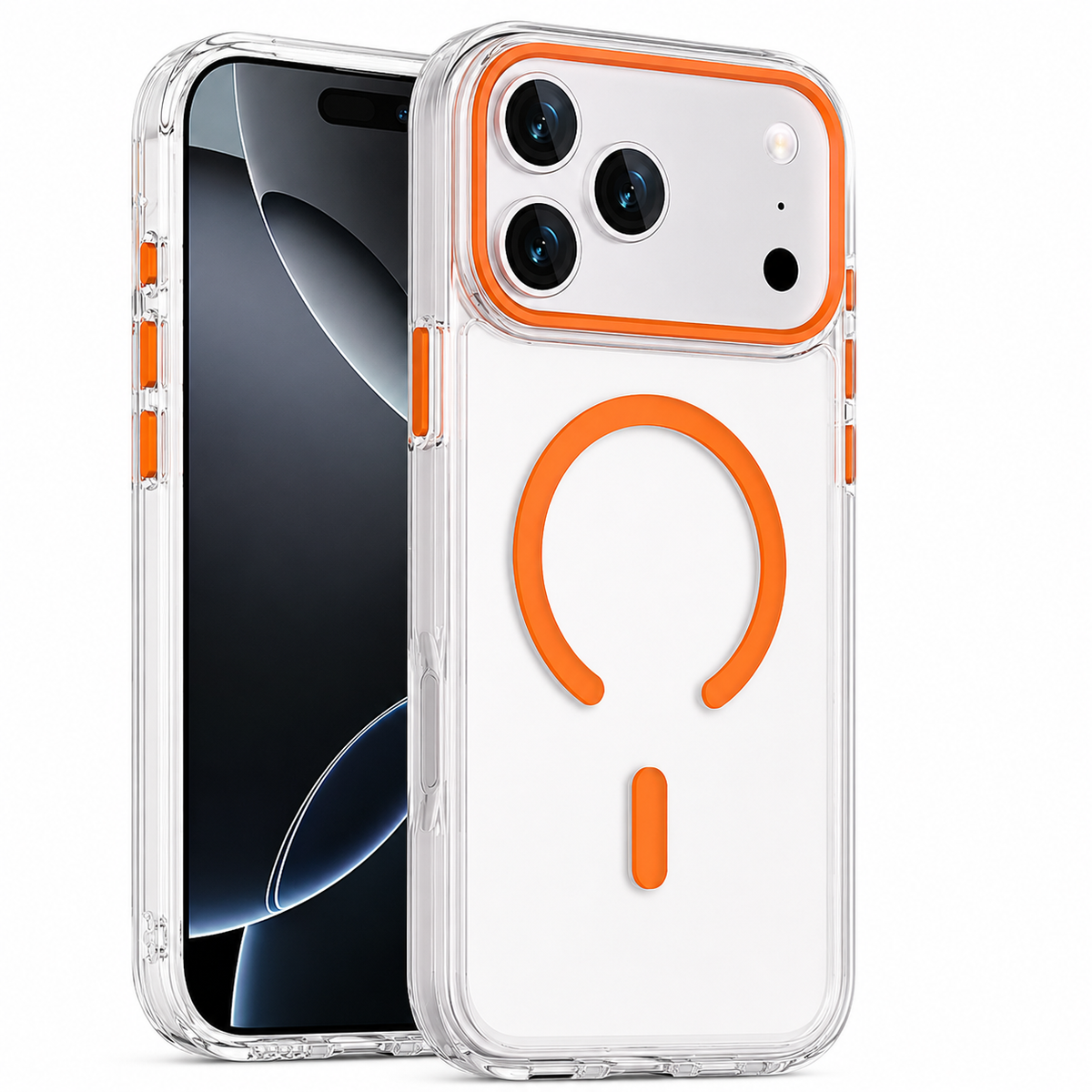 Orange Spectra MagSafe Case for Apple iPhone 18 Pro Max Shockproof Protective Cover