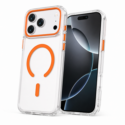 Shockproof Orange Smartphone Case for Apple iPhone 18 Pro Max Protective Cover