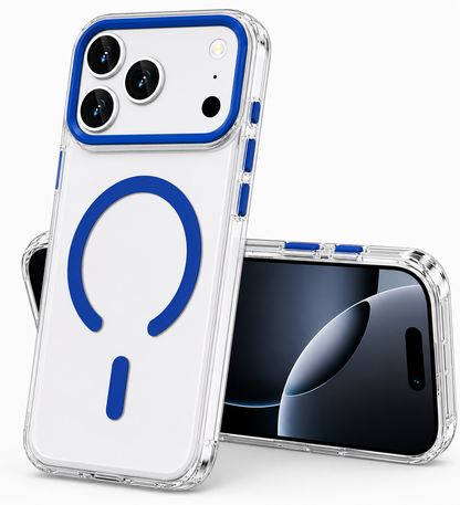 Apple iPhone 17 Pro Max MagSafe Case Dark Blue, Protective Phone Cover, Military Grade Drop Protection Case