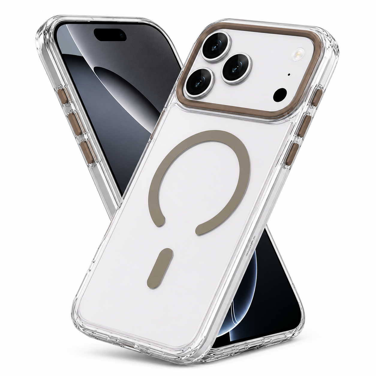 Apple iPhone 17 Pro Max Gold Case, Premium Phone Case, Drop Protection Case, Durable Smartphone Cover