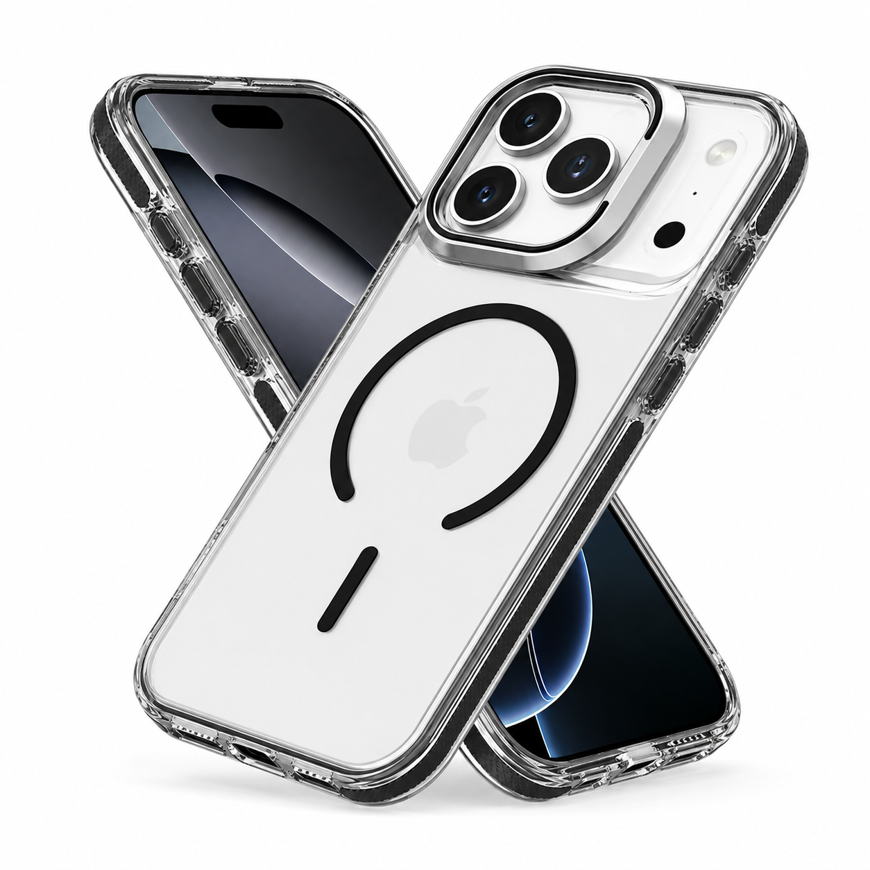 Military Grade iPhone 17 Pro Max Case with Stand, MagSafe Magnetic Phone Case, Anti Scratch Cover