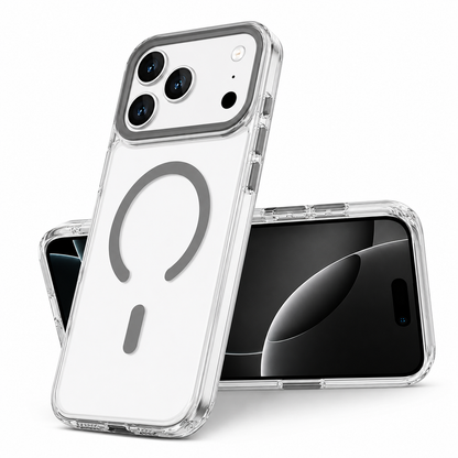 Slim MagSafe Compatible iPhone 18 Pro Max Protective Phone Case Grey