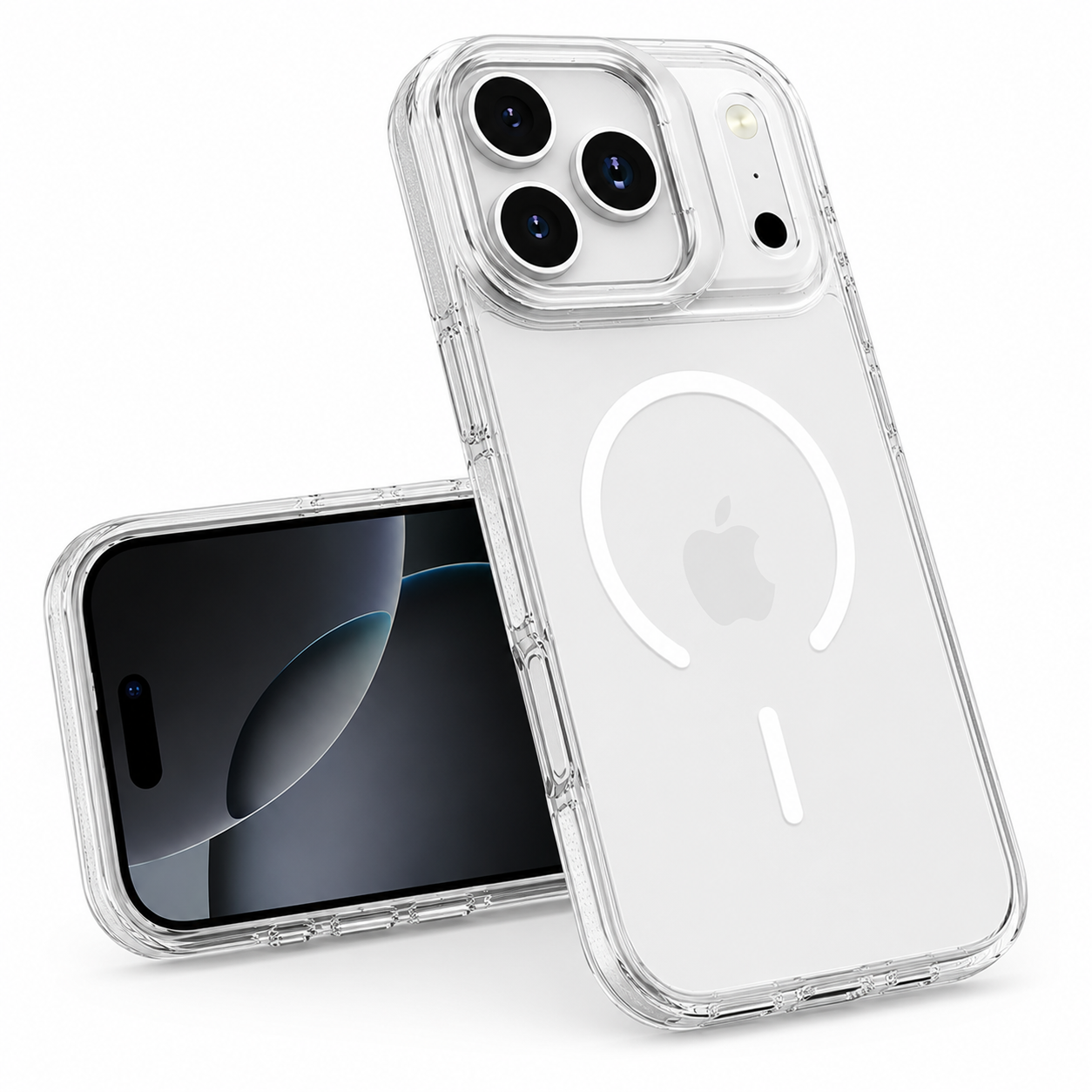 Military Grade White MagSafe Phone Case for Apple iPhone 17 Pro Max – Impact Resistant Cover