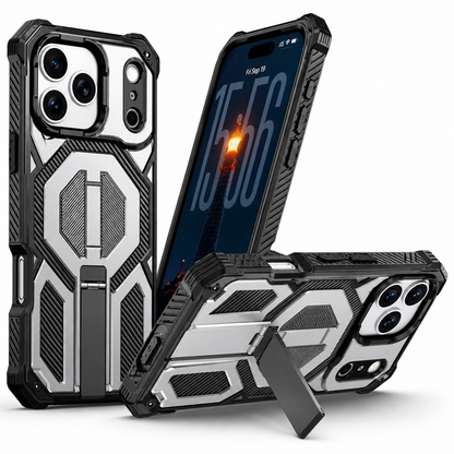 Heavy-duty Outrider case for iPhone 17 Pro Max with kickstand and drop protection