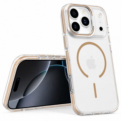 Premium Matte Crystalline Phone Case, iPhone 17 Pro Max Back Cover, Wireless Charging Compatible Case