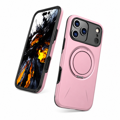 Military Grade Protective Case, Pink MagSafe Phone Cover, Wireless Charging Compatible Case
