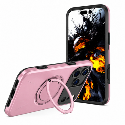 Premium iPhone 17 Pro Max Phone Case, Impact Resistant Mobile Cover, Ring Stand Case