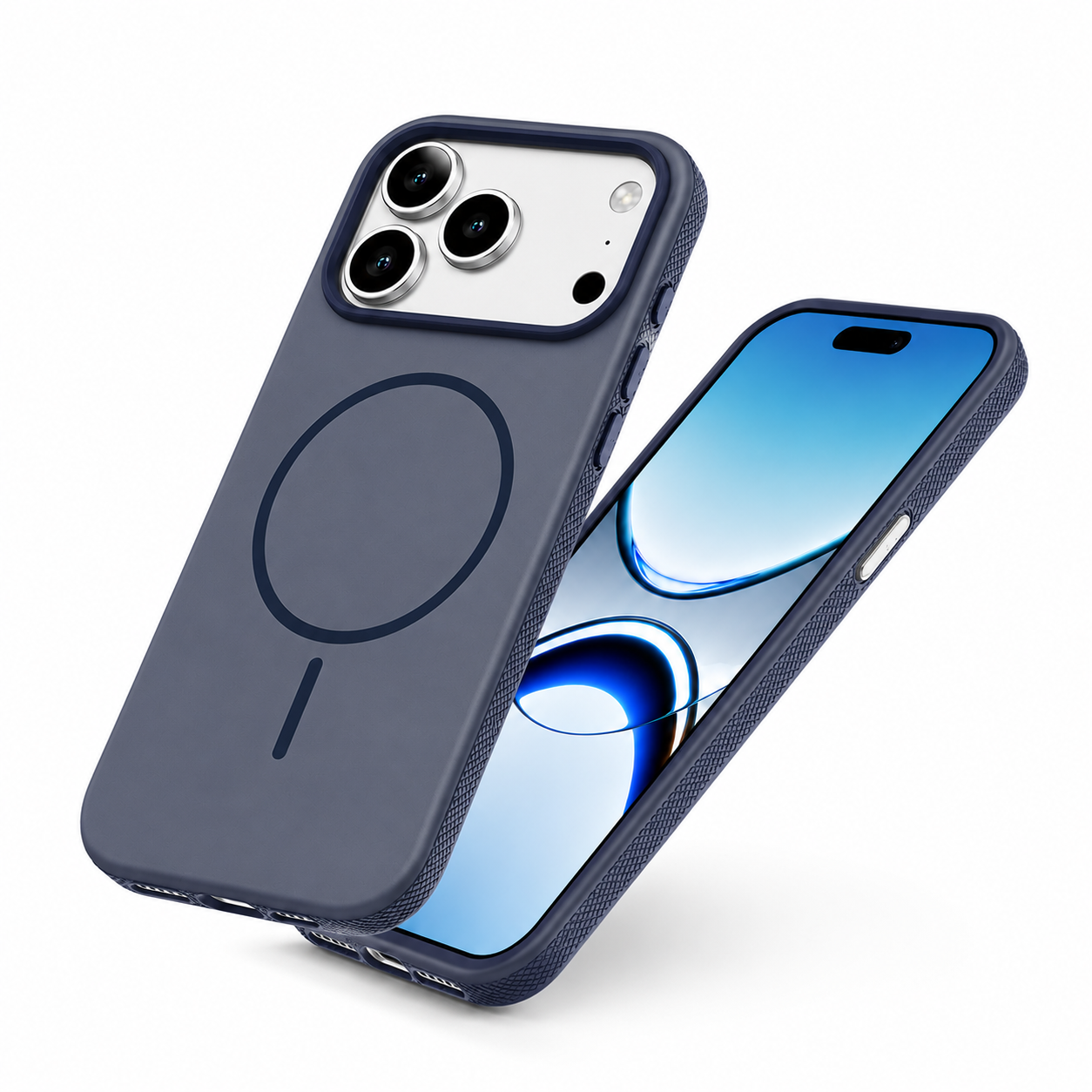 Designer Blue Phone Cover for Apple iPhone 17 Pro Max Protective Case