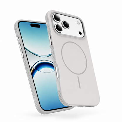 White Protective Phone Case, Military Grade Drop Protection, Designer Smartphone Cover