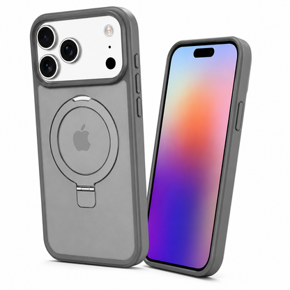 Grey Robust Stand Case for Apple iPhone 18 Pro Max MagSafe Compatible